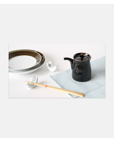 G-type Soy Sauce Dispenser L Brown - Design Masahiro Mori